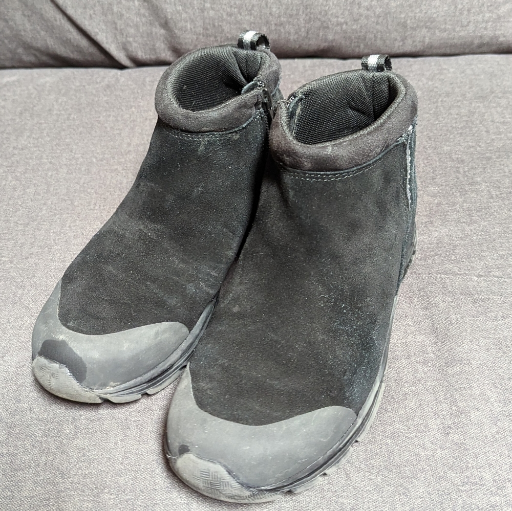 Boys Lands End Ankle Zip-up Boots - Size 5M